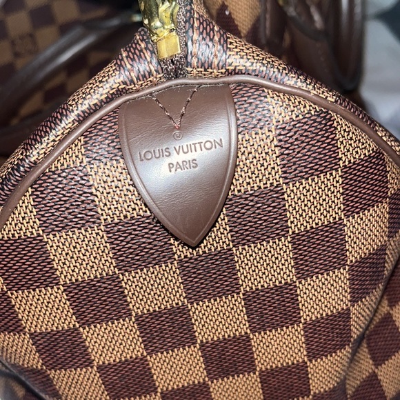 Louis Vuitton speedy 35 Brown leather handbag - Picture 2 of 6